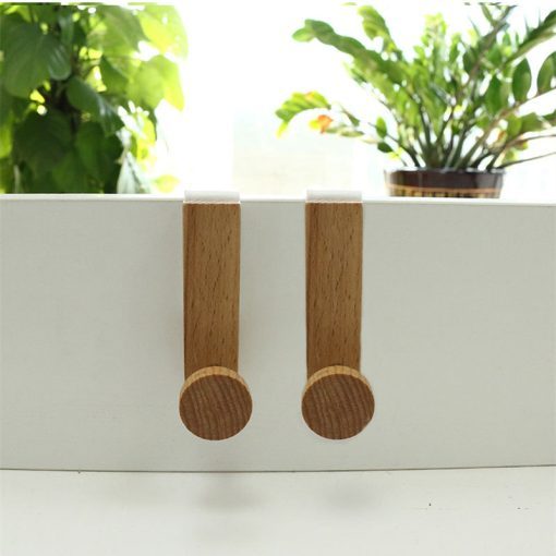 Wooden Coastal Over the Door Hat Clothing Hook
