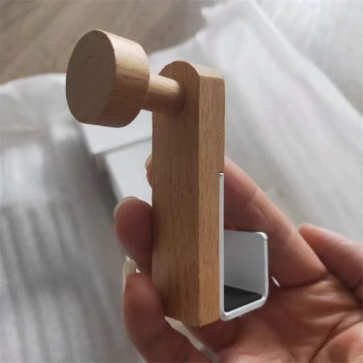 Wooden Coastal Over the Door Hat Clothing Hook